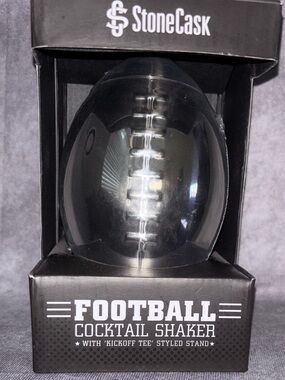 StoneCask Football Cocktail Shaker - Black